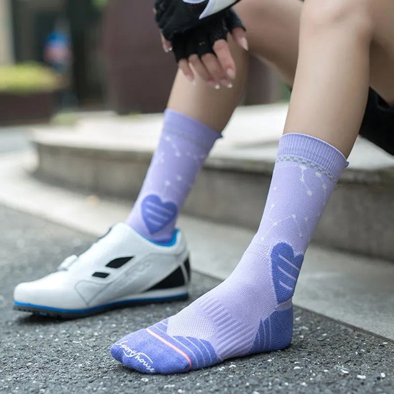 SPORT'S HOUSE Cycling Socks Women's 2 Pack-17