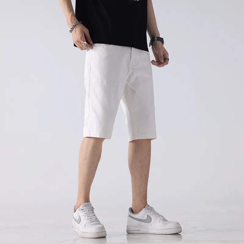 JUCY JUDY Denim Shorts Unisex White-6