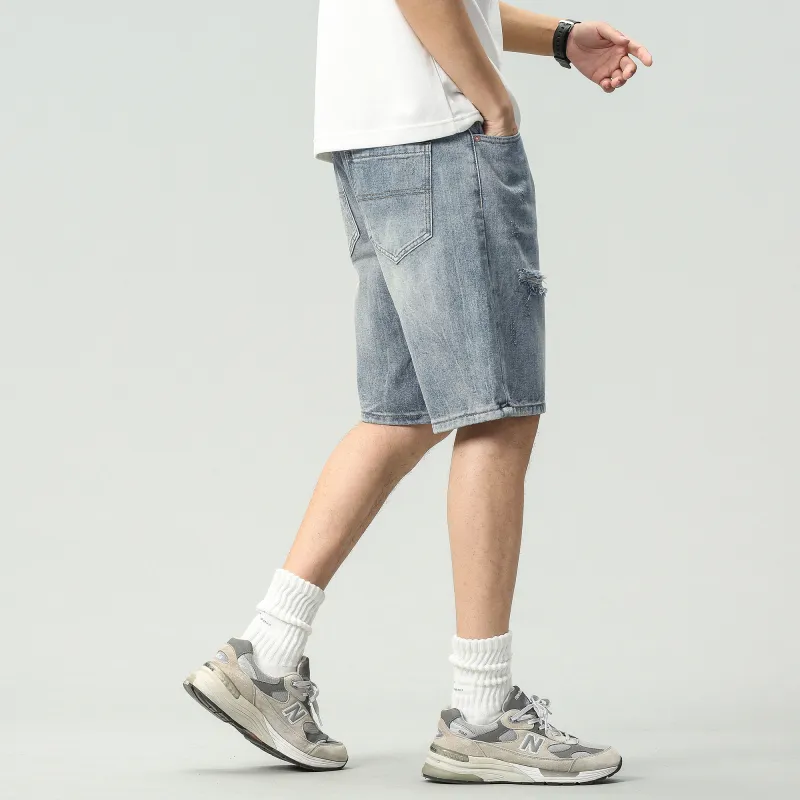 JUCY JUDY Denim Shorts Unisex Blue-7