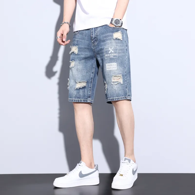 JUCY JUDY Denim Shorts Unisex Blue-2