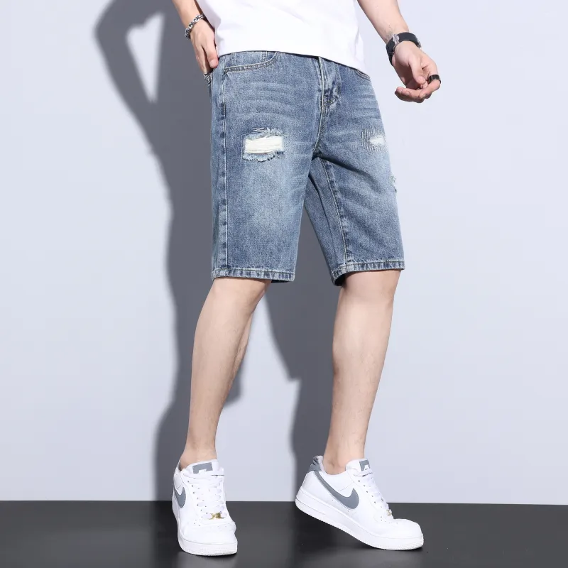 JUCY JUDY Denim Shorts Unisex Blue-7