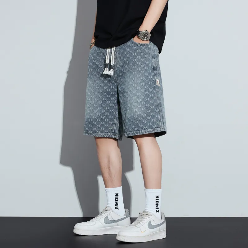 JUCY JUDY Denim Shorts Unisex Nostalgic Blue-5