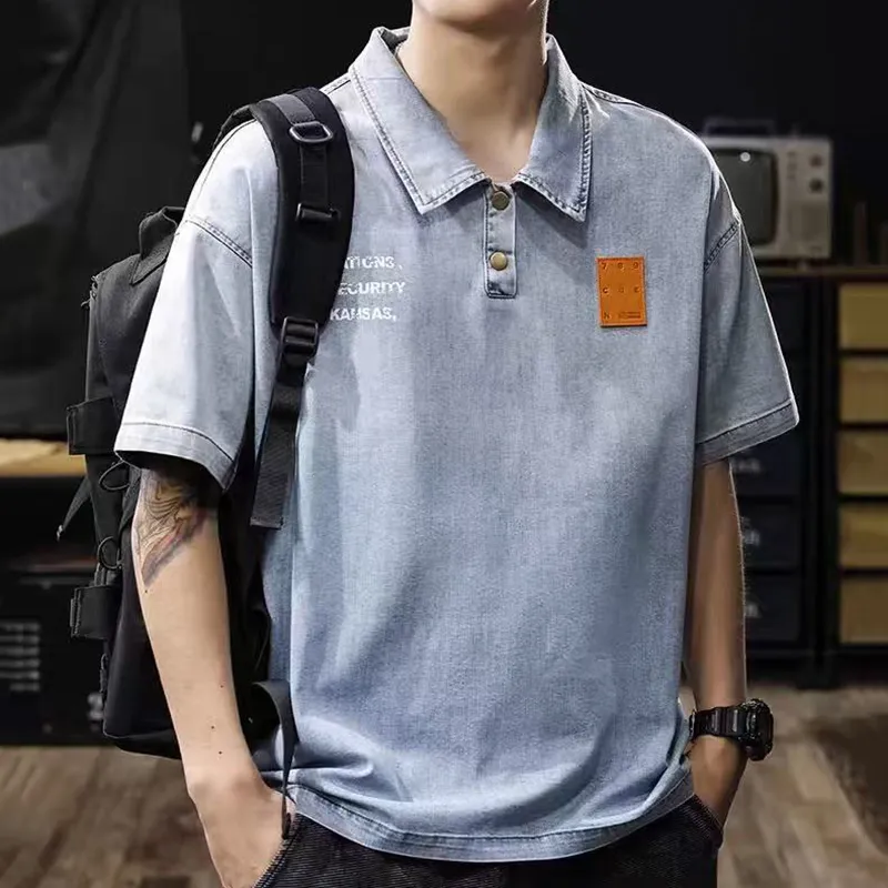 JUCY JUDY Polo Shirt Unisex Blue-4