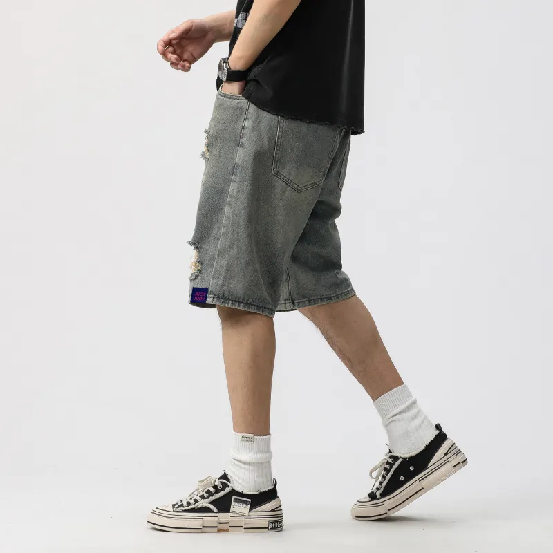 JUCY JUDY Denim Shorts Unisex Vintage Blue-9