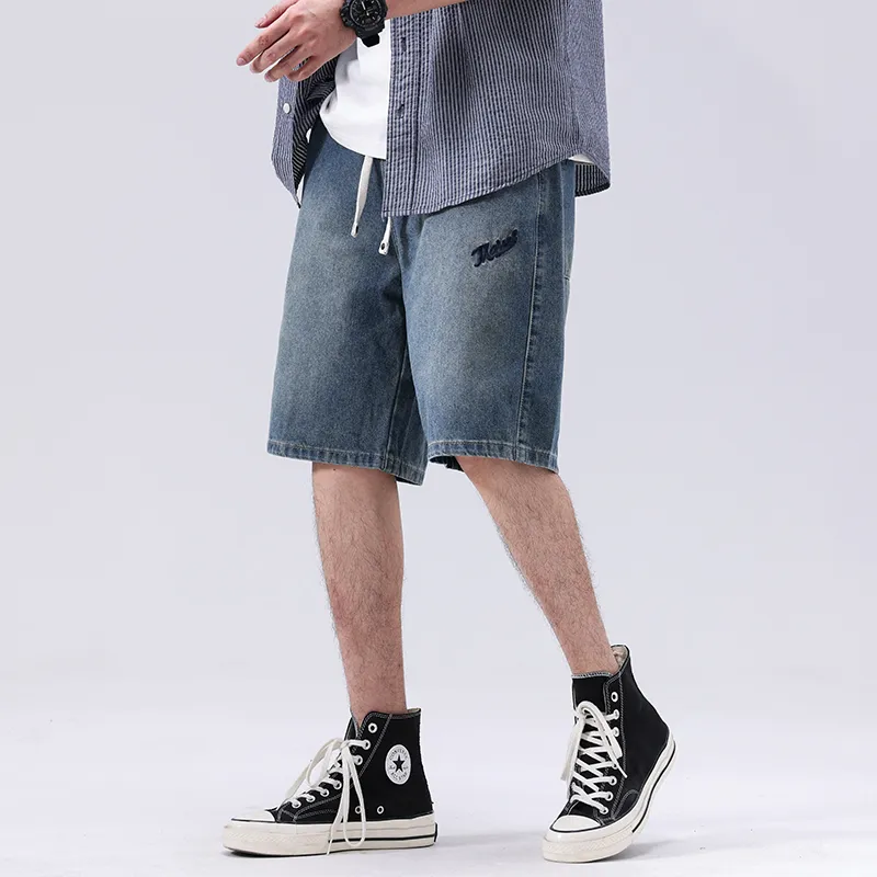 JUCY JUDY Denim Shorts Unisex Blue-5