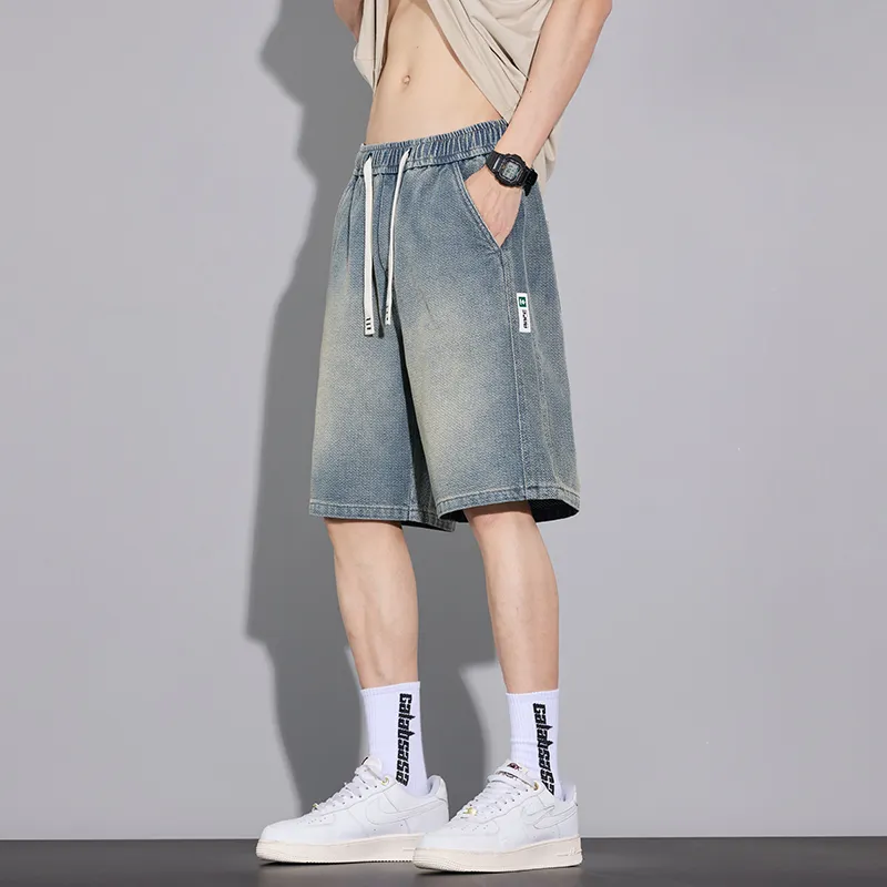 JUCY JUDY Denim Shorts Unisex Vintage Blue-6
