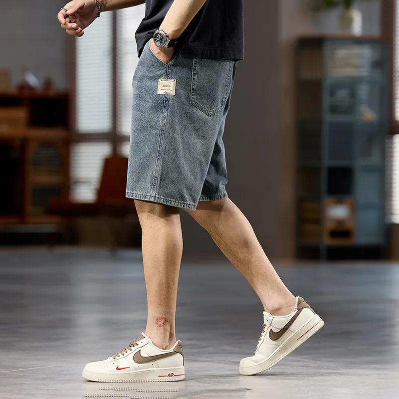 JUCY JUDY Denim Shorts Unisex Vintage Blue-5