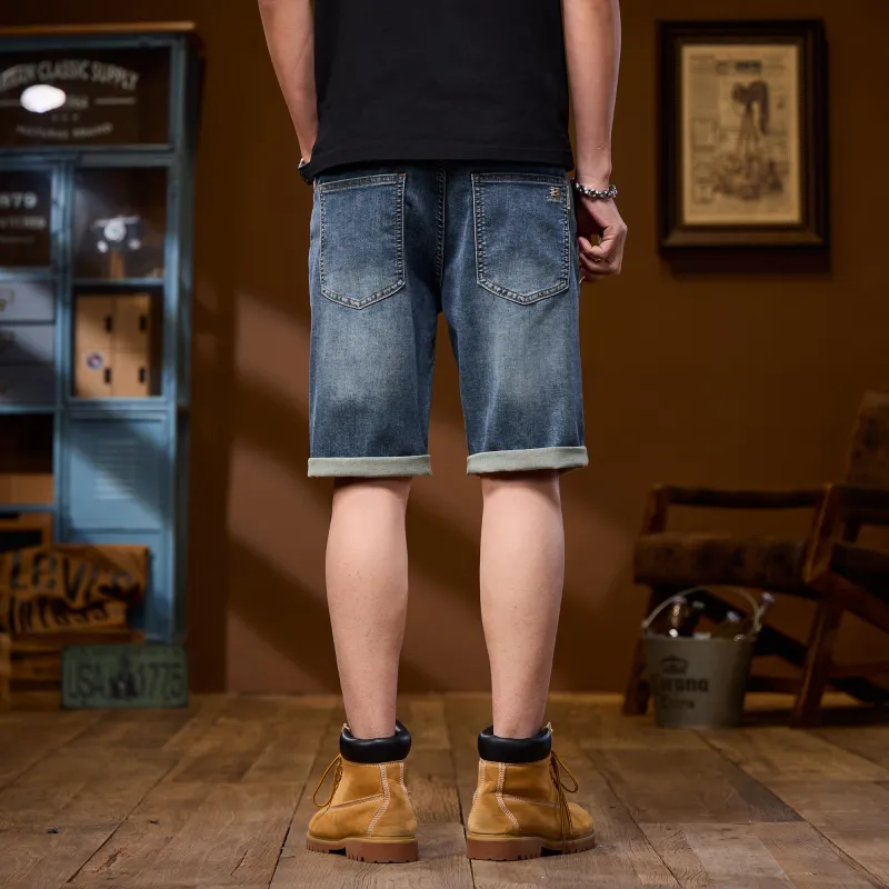 JUCY JUDY Denim Shorts Unisex Blue-7