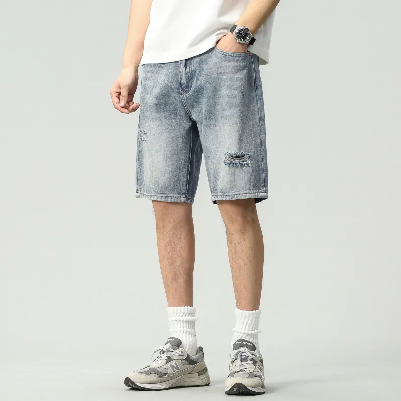JUCY JUDY Denim Shorts Unisex Blue-6