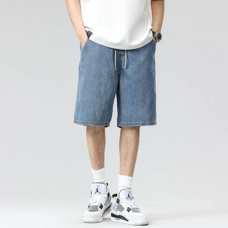 JUCY JUDY Denim Shorts Unisex Blue-3