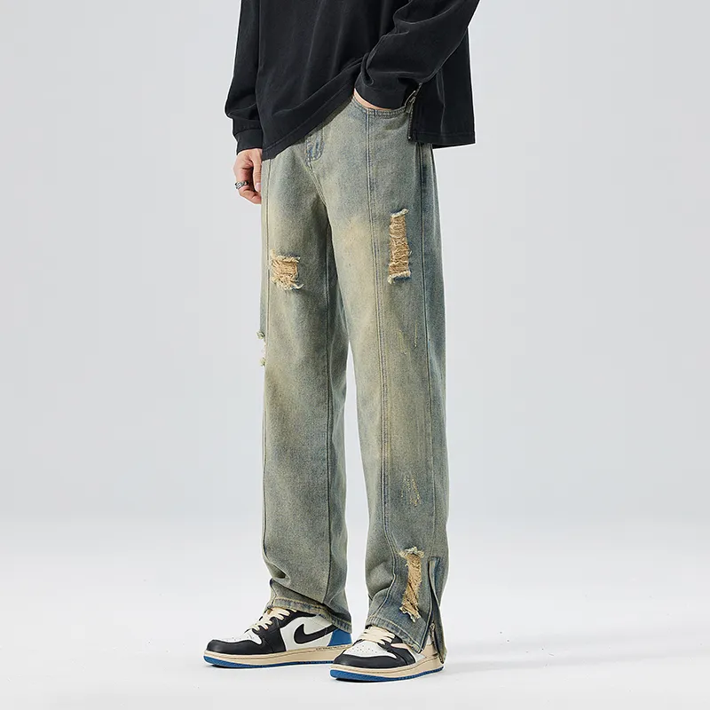 JUCY JUDY Jeans Unisex Yellow Mud-4