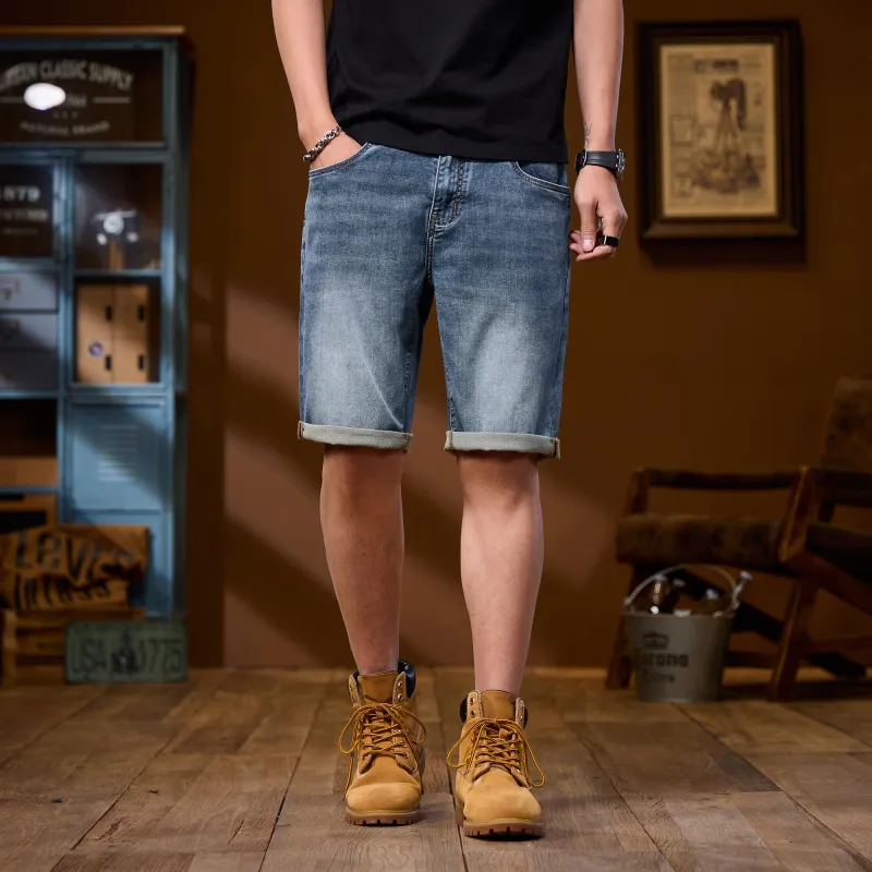 JUCY JUDY Denim Shorts Unisex Blue-3