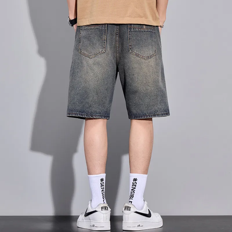 JUCY JUDY Denim Shorts Unisex Vintage Blue-7