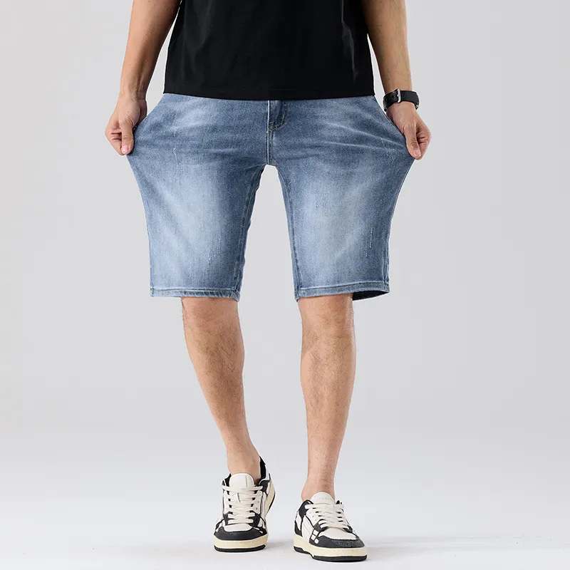 JUCY JUDY Denim Shorts Unisex Blue-7