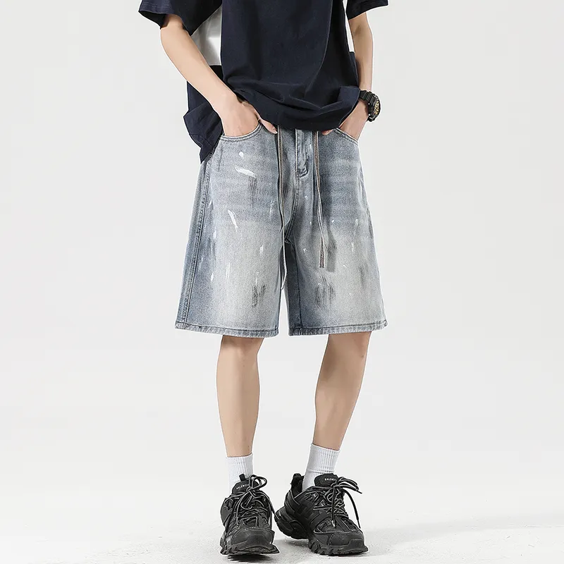 JUCY JUDY Denim Shorts Unisex Light Blue-6
