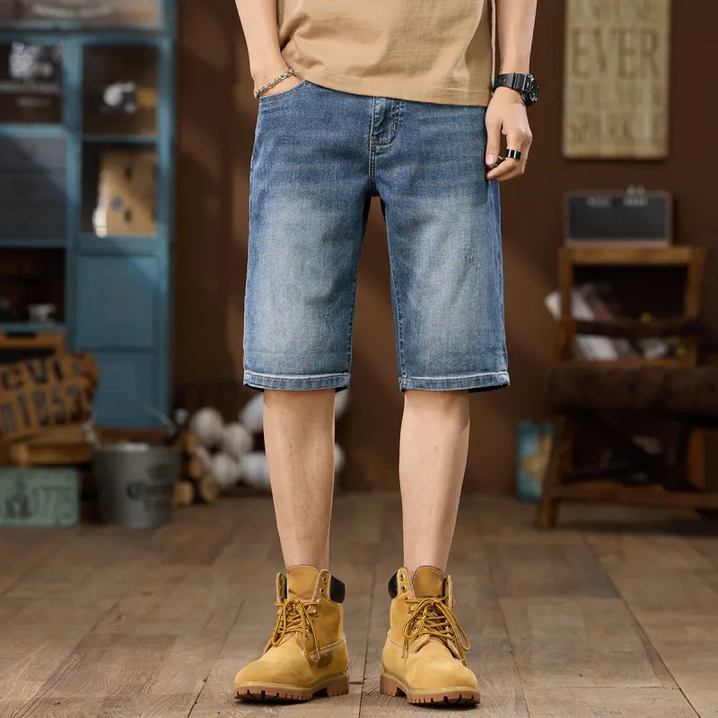 JUCY JUDY Denim Shorts Unisex Blue-6
