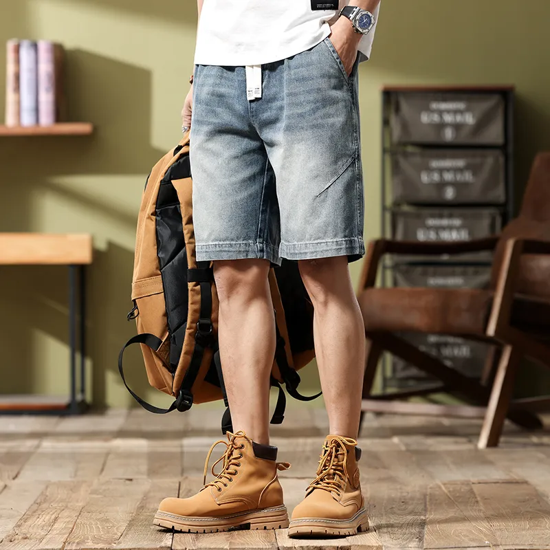 JUCY JUDY Denim Shorts Unisex Blue-7