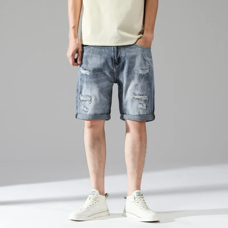 JUCY JUDY Denim Shorts Unisex Blue-2