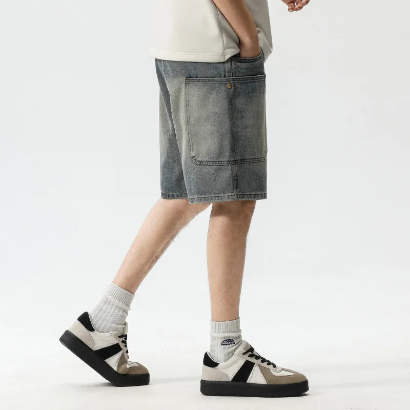 JUCY JUDY Denim Shorts Unisex Blue-4