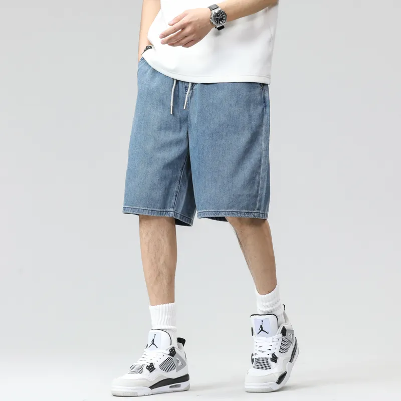 JUCY JUDY Denim Shorts Unisex Blue-4