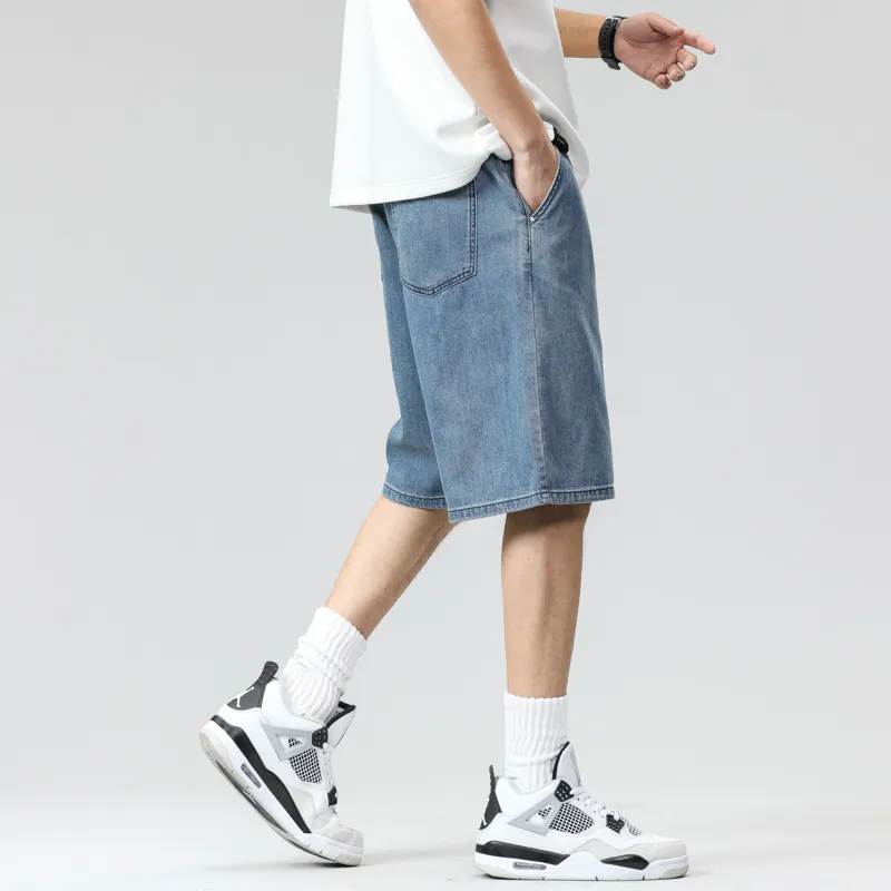 JUCY JUDY Denim Shorts Unisex Blue-7