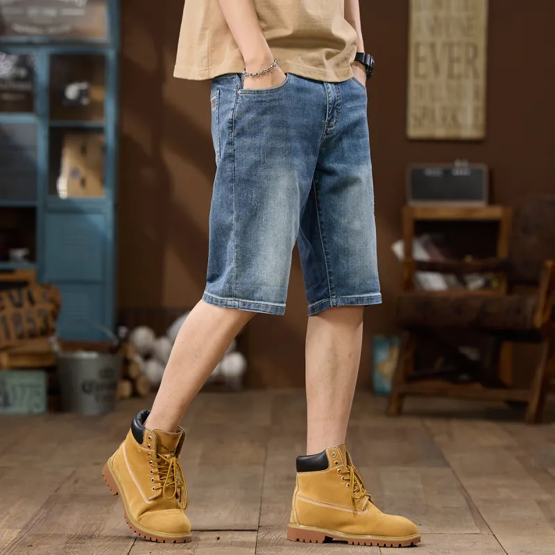 JUCY JUDY Denim Shorts Unisex Blue-7