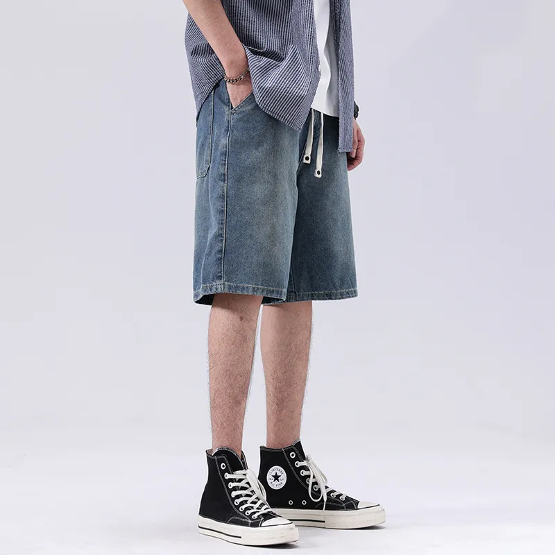 JUCY JUDY Denim Shorts Unisex Blue-6
