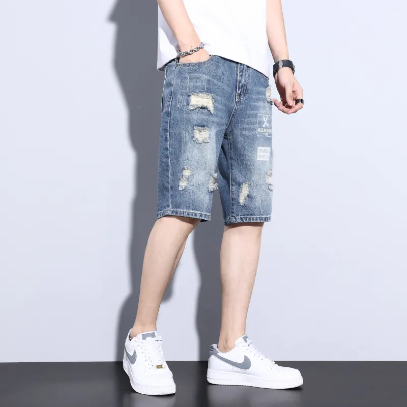 JUCY JUDY Denim Shorts Unisex Blue-6