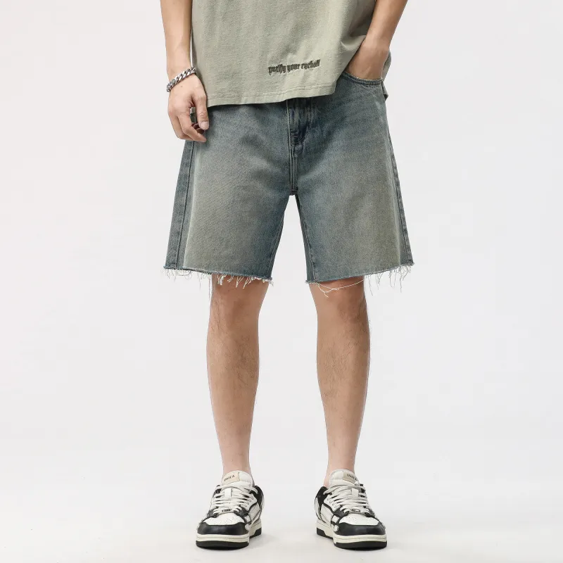 JUCY JUDY Denim Shorts Unisex Blue-2