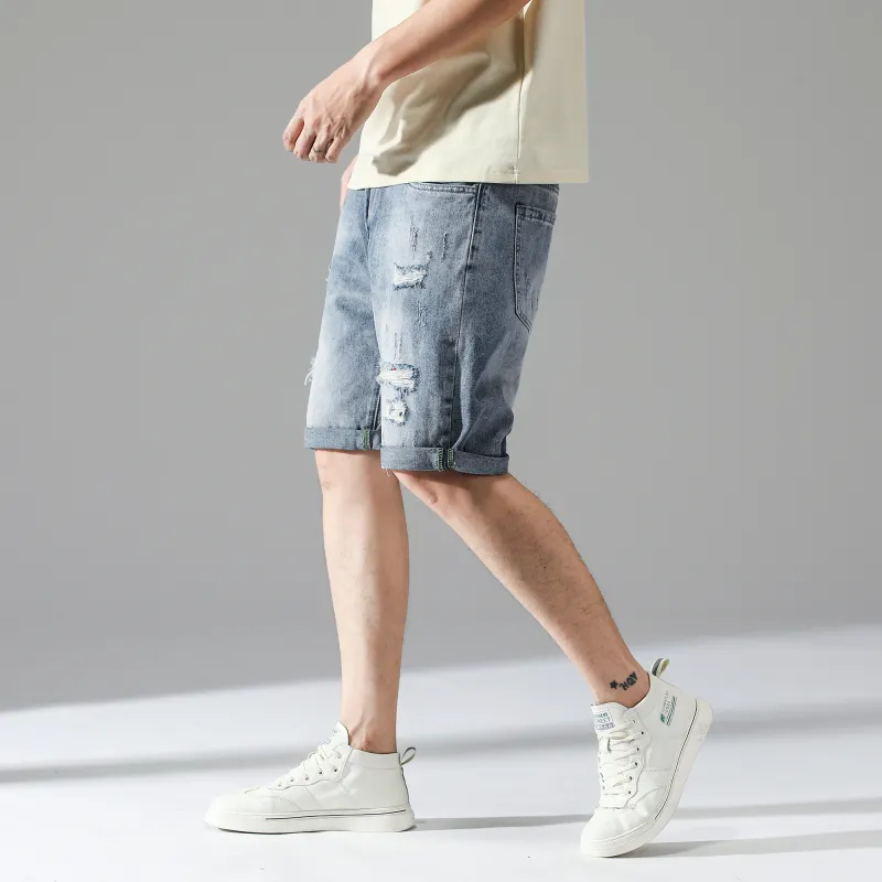JUCY JUDY Denim Shorts Unisex Blue-6