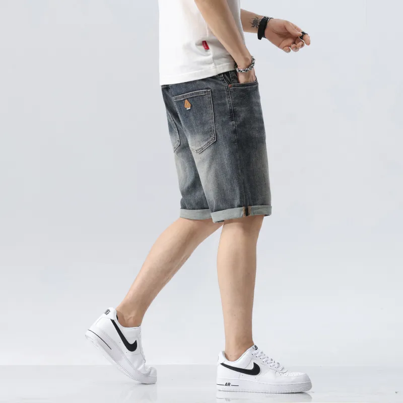 JUCY JUDY Denim Shorts Unisex Blue Gray-7
