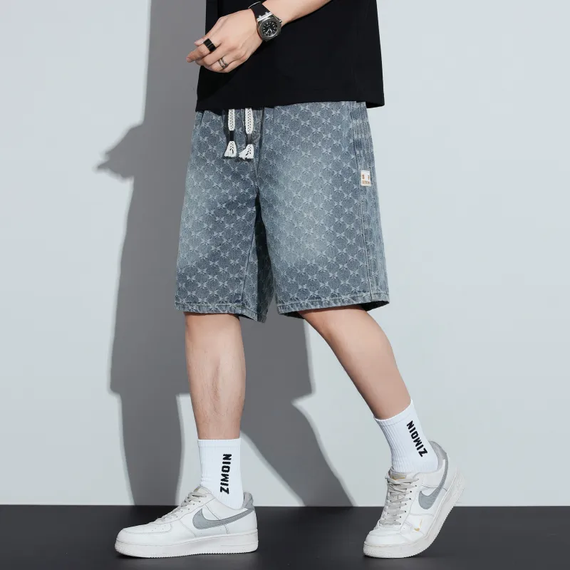 JUCY JUDY Denim Shorts Unisex Nostalgic Blue-7
