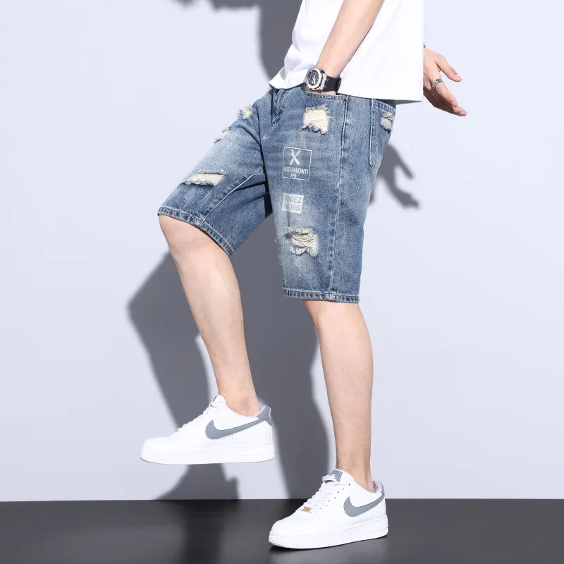 JUCY JUDY Denim Shorts Unisex Blue-4