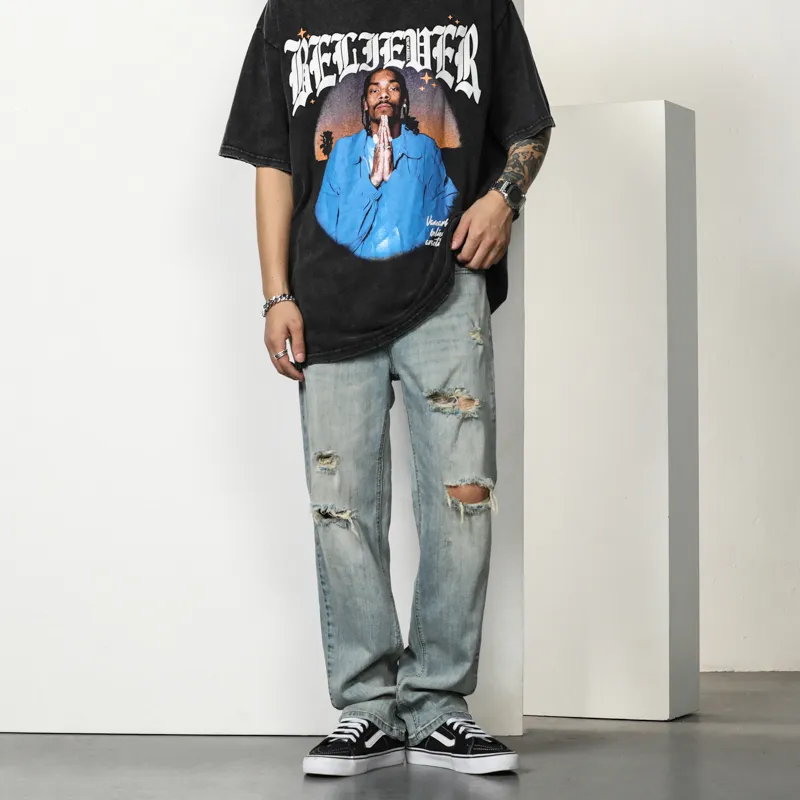 JUCY JUDY Jeans Unisex Vintage Blue-2