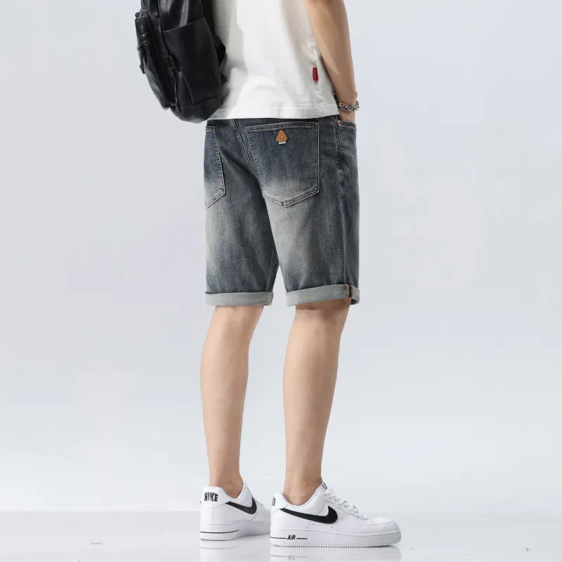 JUCY JUDY Denim Shorts Unisex Blue Gray-9
