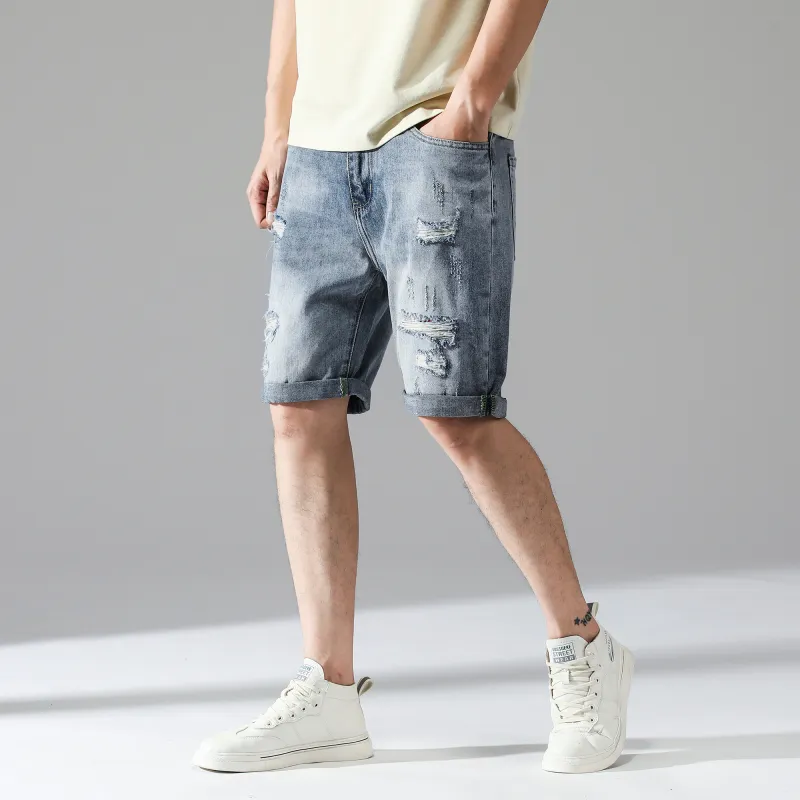 JUCY JUDY Denim Shorts Unisex Blue-4