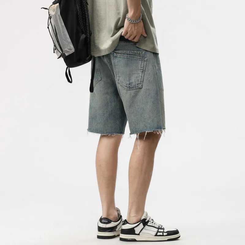 JUCY JUDY Denim Shorts Unisex Blue-7