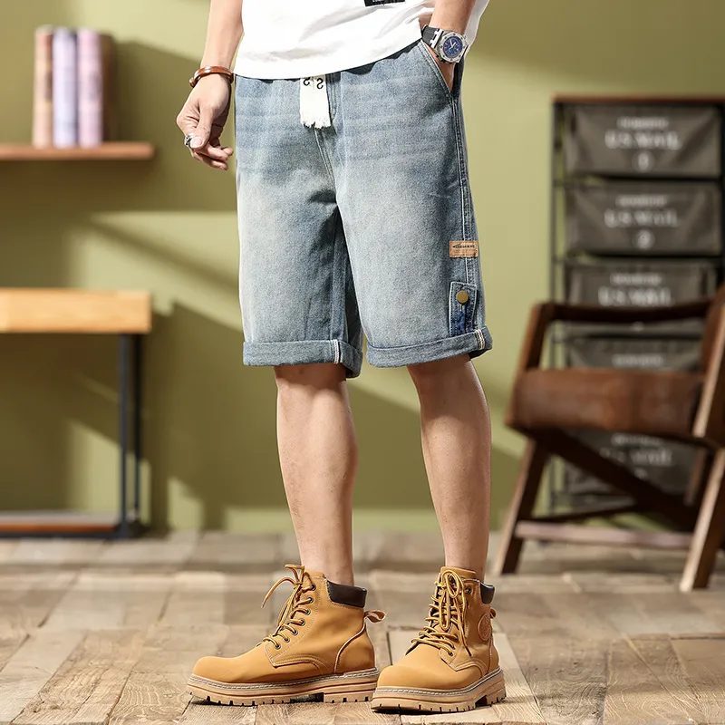 JUCY JUDY Denim Shorts Unisex Blue-4