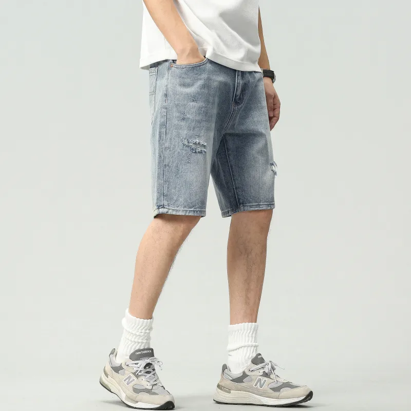 JUCY JUDY Denim Shorts Unisex Blue-3