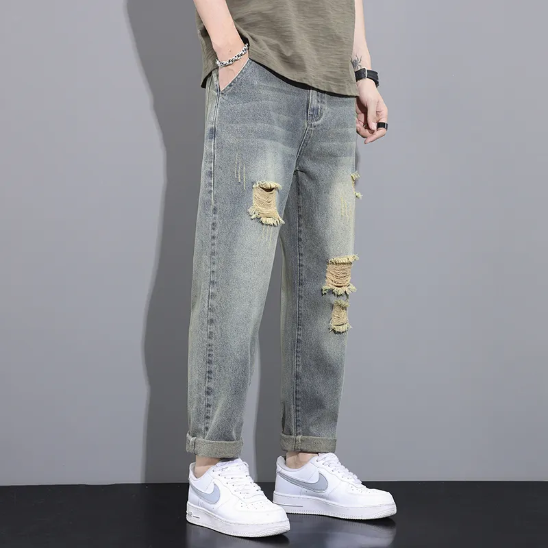 JUCY JUDY Jeans Unisex Vintage Yellow-7
