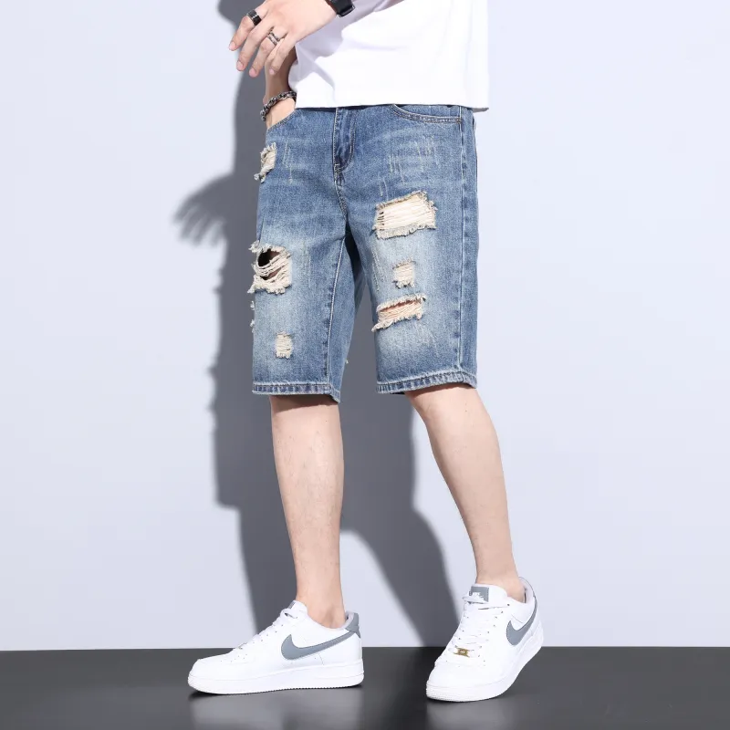 JUCY JUDY Denim Shorts Unisex Blue-4
