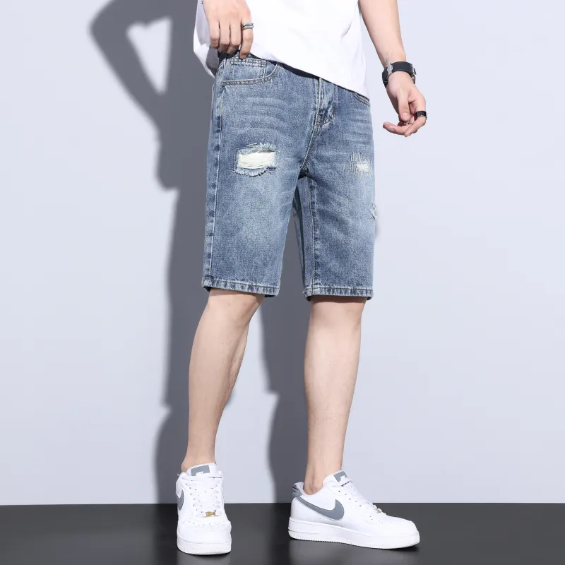JUCY JUDY Denim Shorts Unisex Blue-6