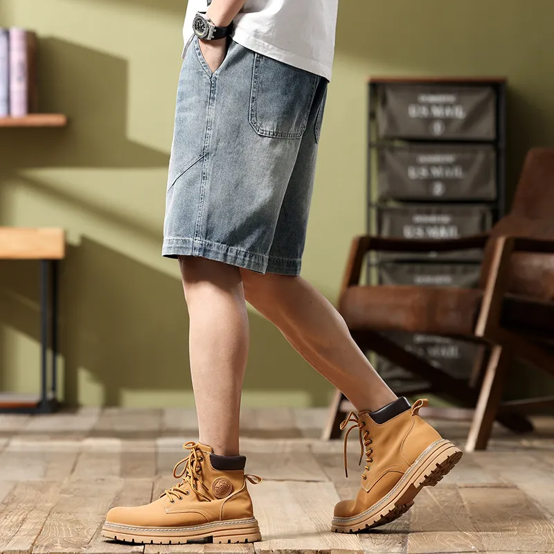 JUCY JUDY Denim Shorts Unisex Blue-3