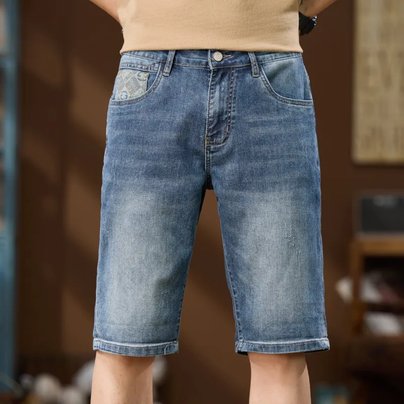 JUCY JUDY Denim Shorts Unisex Blue-4