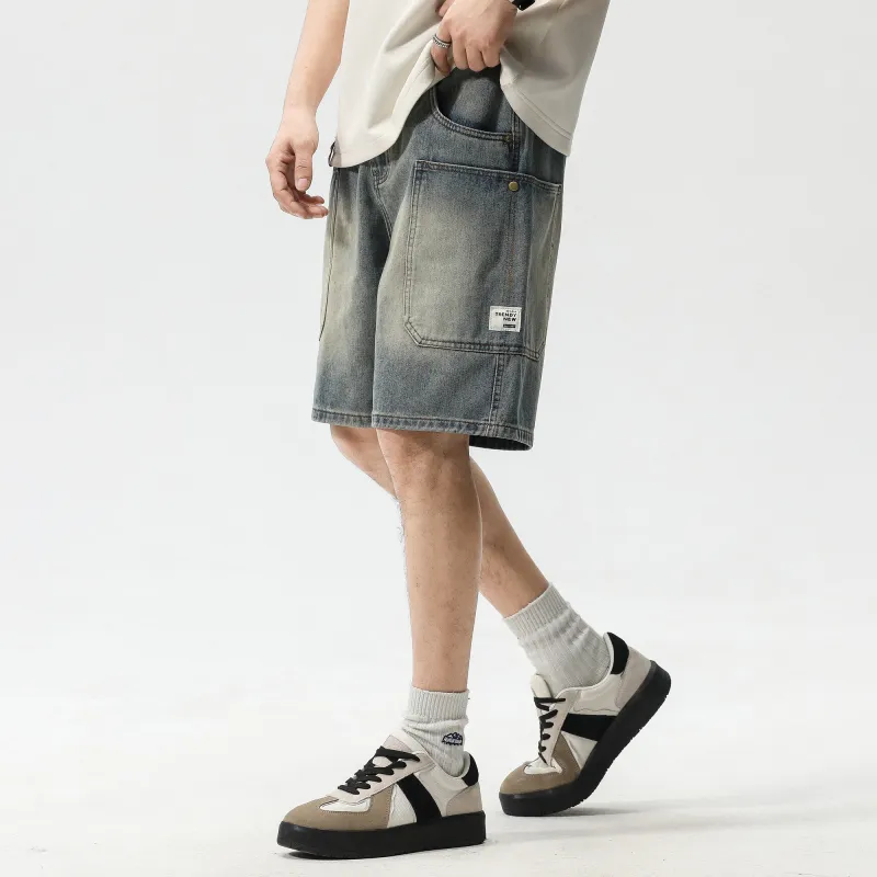 JUCY JUDY Denim Shorts Unisex Blue-7