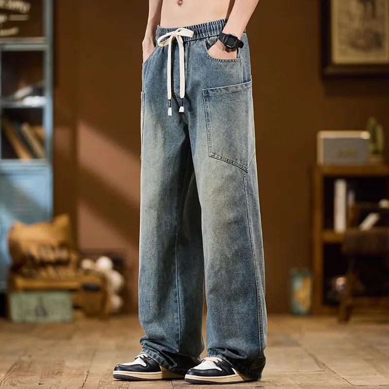 JUCY JUDY Jeans Unisex Vintage Blue-5