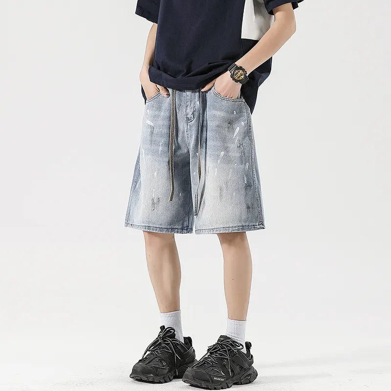 JUCY JUDY Denim Shorts Unisex Light Blue-3