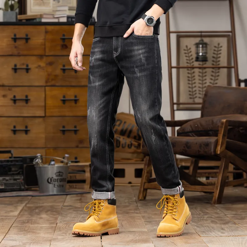 JUCY JUDY Jeans Unisex Black Gray Color-2