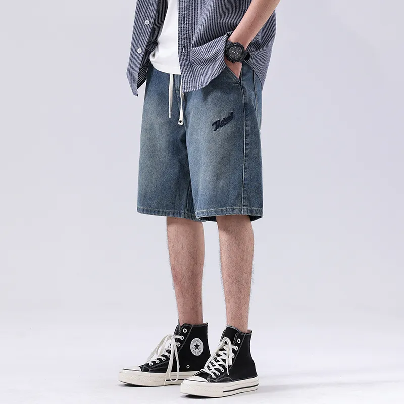 JUCY JUDY Denim Shorts Unisex Blue-4