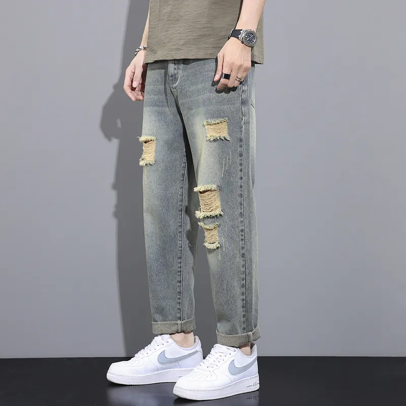 JUCY JUDY Jeans Unisex Vintage Yellow-4